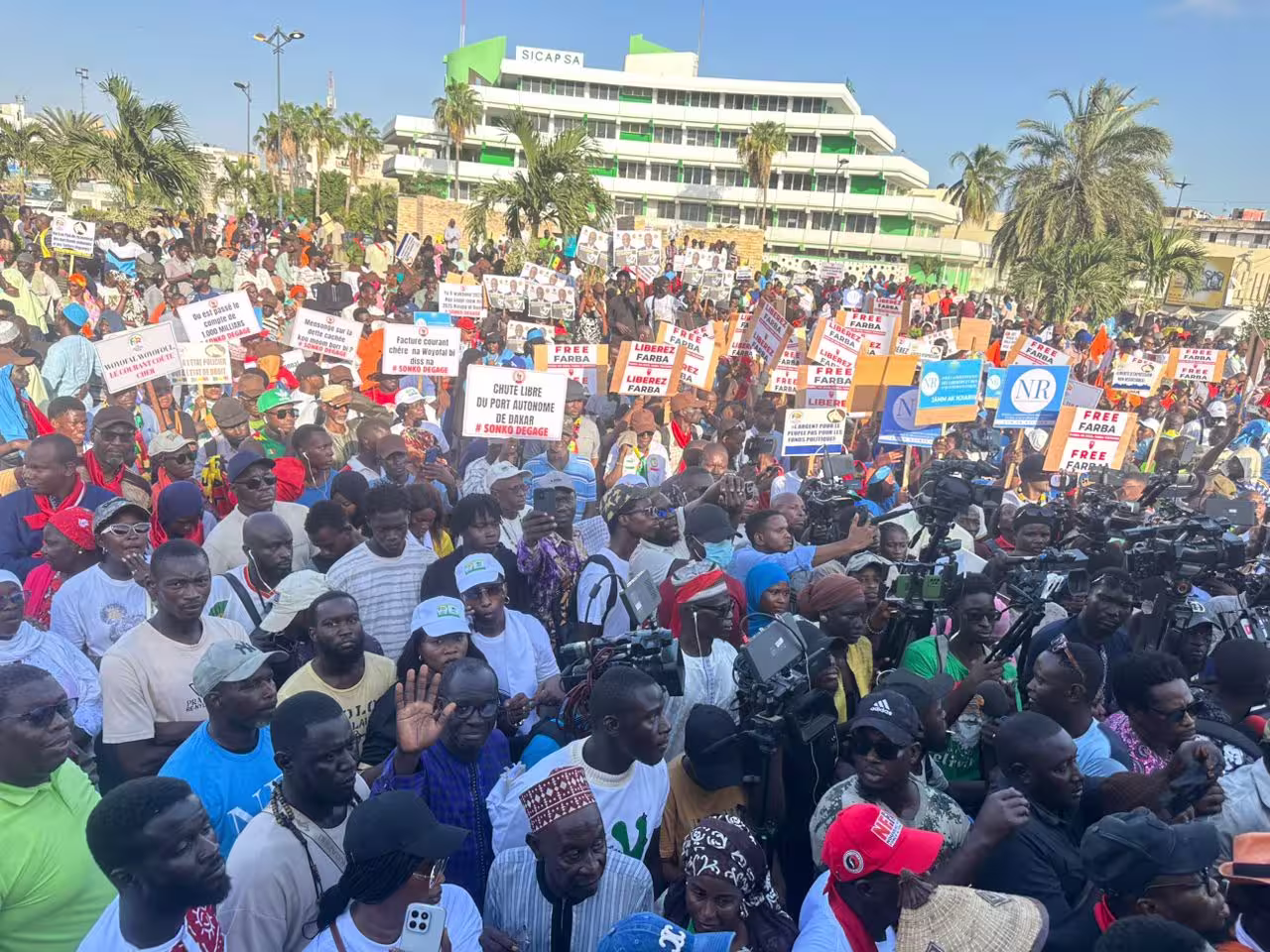 Sénégal : Les images de la manifestation de l’opposition au Jet d’Eau (Photos)