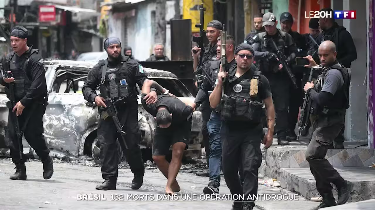 Brésil : plus de 130 morts après une opération antidrogue d’une ampleur sans précédent