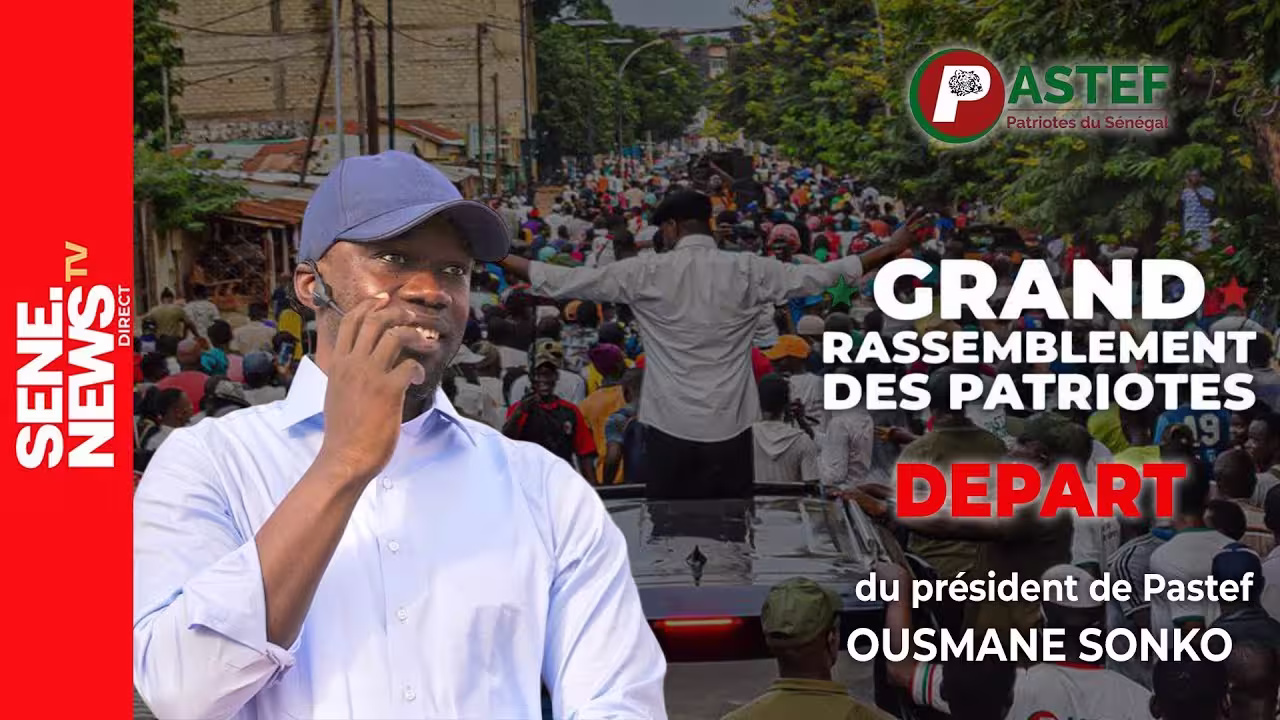DIRECT – Petit Palais : Suivez le départ d’Ousmane Sonko vers le stade Léopold Sédar Senghor