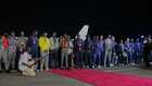 Africa Cup champions receive hero's welcome on return to Dakar