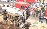 Accident de la route à Tivaouane : 21 personnes blessées dans un car Ndiaga-Ndiaga