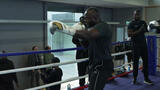 Senegalese wrestling champion Modou Lô turns his hand to boxing in Paris